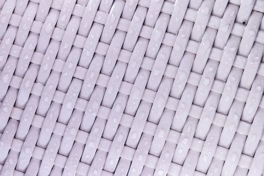 Close up of desk surface detail showing matte finish